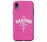 Custodia per iPhone XR Mahjong Queen of Tiles Mahjong Queen Crown It's Mahjong Time