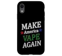 Custodia per iPhone XR Make America Vape Again Meme dispositivo vaping aromatizzato divertente