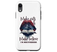 Custodia per iPhone XR MAKE OUTS AND MAKE BELIEVE I'M MULTITASKING