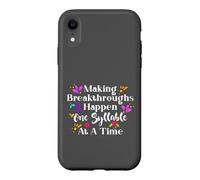 Custodia per iPhone XR Making Breakthroughs One Syllable At A Time Speech Therapy