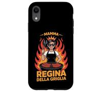 Custodia per iPhone XR Mamma Cuoca Griglia BBQ Barbecue Carne Grigliata Brace