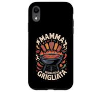 Custodia per iPhone XR Mamma Cuoca Griglia BBQ Barbecue Carne Grigliata Brace