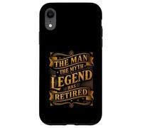 Custodia per iPhone XR Man The Myth Legend ha ritirato il veterano della pensione
