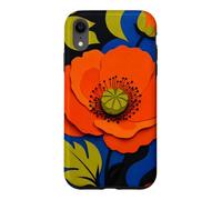 Custodia per iPhone XR Mano che tiene un bicchiere di vino tra rose da giardino
