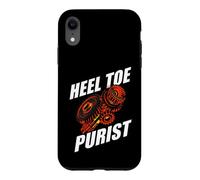 Custodia per iPhone XR Manual Transmission Heel Toe Purist Three Pedals Gearbox