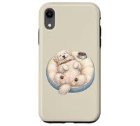 Custodia per iPhone XR Maremma Pastore con cuccia per cani e mangime durante il sonno