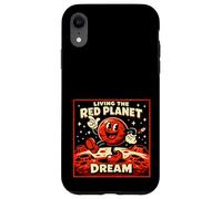 Custodia per iPhone XR Marte che vive il pianeta rosso sogna lo spazio divertente