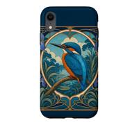 Custodia per iPhone XR Martin Pescatore - Kingfisher Art Nouveau