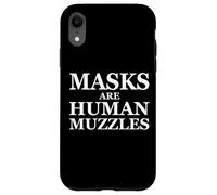 Custodia per iPhone XR Masks Are Human Muzzles Anti Medical Safety Face Mask