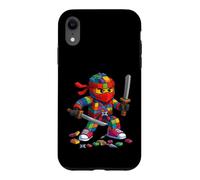 Custodia per iPhone XR Master Builder Ninja Building Blocks Brick Builders Boys Kid