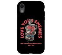 Custodia per iPhone XR Matt 5:44 Salmi ispiratori Cristianesimo