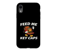 Custodia per iPhone XR Mechanical Keyboard Feed Me Key Caps Retro Typist