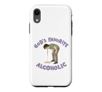 Custodia per iPhone XR Meme alcolico divertente alcolico preferito di Dio