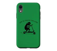 Custodia per iPhone XR Meme cristiano per lodare il monopattino Lord Frog