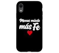 Custodia per iPhone XR Menos miedo, más fe