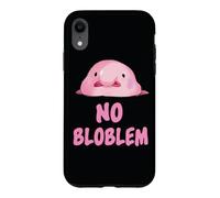 Custodia per iPhone XR Mens Womens Kids No Bloblem Blobfish Lover