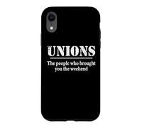 Custodia per iPhone XR Mens Womens The People Who Brought You Weekend Union Rep