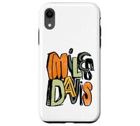 Custodia per iPhone XR Merchandising ufficiale Miles Davis Jazz Icon - Testo illustrato