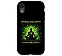 Custodia per iPhone XR Messaggio di simmetria virtuale dall'arte della meditazione cosmica dell'eternità