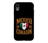 Custodia per iPhone XR Messico en Mi Corazon Orgoglio messicano