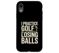 Custodia per iPhone XR Mi alleno a golf perdendo le palle