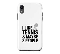 Custodia per iPhone XR Mi piace il tennis e forse 3 persone