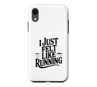 Custodia per iPhone XR Mi sentivo come correre