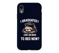 Custodia per iPhone XR Mi sono laureato Posso tornare a letto ora Dormire Studente Bradipo