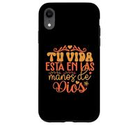 Custodia per iPhone XR Mi vida está en las manos de Dios