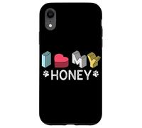 Custodia per iPhone XR Miele personalizzato Dog Name Honey Pet Lover