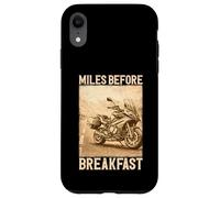 Custodia per iPhone XR Miles Before Breakfast Moto Adventure Design