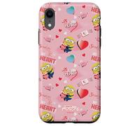 Custodia per iPhone XR Minions Big Heart All Over Print
