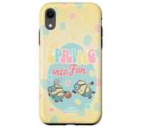 Custodia per iPhone XR Minions Easter Spring Into Fun
