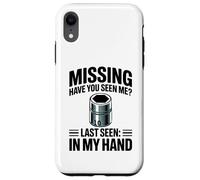 Custodia per iPhone XR Missing Have You Seen Me 10MM Socket Car Guy Meccanico