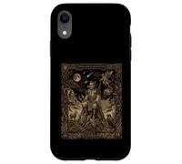 Custodia per iPhone XR Mito di Yokai della carta dei tarocchi celesti Daitengu