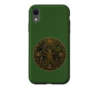 Custodia per iPhone XR Mitologia del bosco della foresta celtica dei druidi della quercia sacra