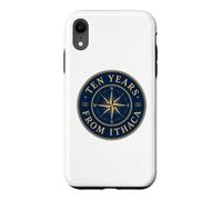 Custodia per iPhone XR Mitologia greca Odyssey Compass Rose Dieci anni da Itaca