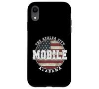 Custodia per iPhone XR mobile, alabama, vendemmia, bandiera americana