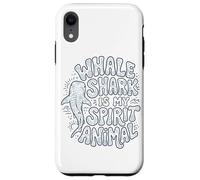 Custodia per iPhone XR Modello Boho Balena Shark Spirit Animal Art