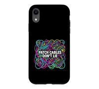 Custodia per iPhone XR Modular Synthesizer Patch Cables Don't Lie