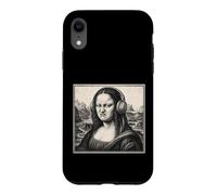 Custodia per iPhone XR Mona Lisa Bass Face Funny Music Lovers DJs Producers