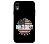 Custodia per iPhone XR Montgomery Alabama, bandiera americana vintage