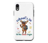 Custodia per iPhone XR Moose Back To School Vibes Scuole In Let The Chaos Begin