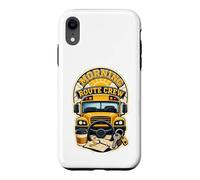 Custodia per iPhone XR MORNING ROUTE CREW Cruscotto Bus