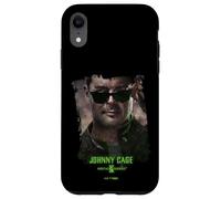 Custodia per iPhone XR Mortal Kombat 2 Johnny Cage Portrait