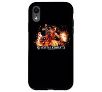 Custodia per iPhone XR Mortal Kombat X Scorpio Flames