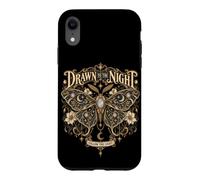 Custodia per iPhone XR Moth Celestial Art: Segui la Luce della Notte