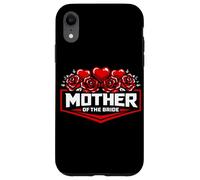 Custodia per iPhone XR Mother of the Bride Biker Retro Chic Cuori Rose