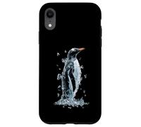 Custodia per iPhone XR Motivo artistico a forma di pinguino Animal Lover North Pole Graphic Kawaii