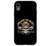 Custodia per iPhone XR Moto vintage Live to Ride, Ride It Hard